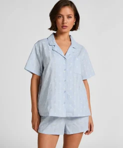Short Woven - Blau