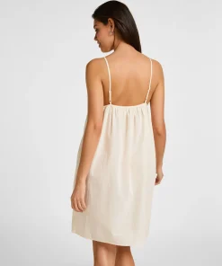 Slipdress Embroidery - Weiß