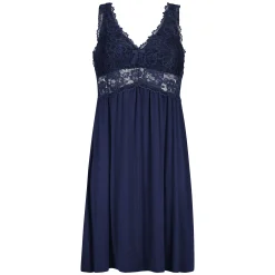 Slipdress Nora Lace - Blau