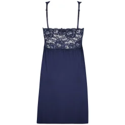 Slipdress Nora Lace - Blau