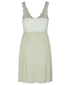 Slipdress Nora Lace - Grün