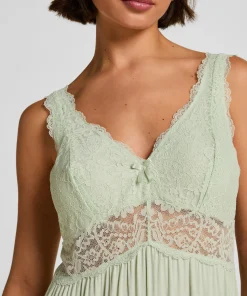 Slipdress Nora Lace - Grün