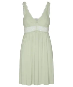 Slipdress Nora Lace - Grün