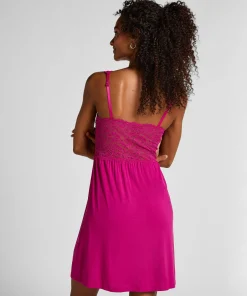 Slipdress Nora Lace - Rosa