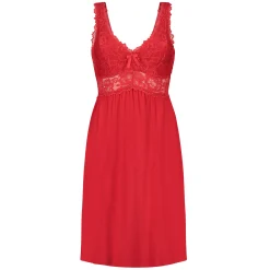 Slipdress Nora Lace - Rot