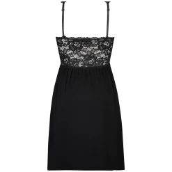 Slipdress Nora Lace - Schwarz