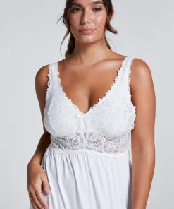 Slipdress Nora Lace - Weiß