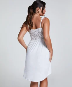 Slipdress Nora Lace - Weiß