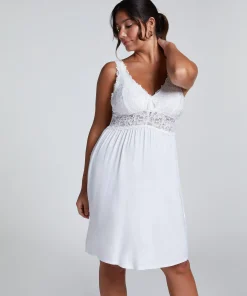 Slipdress Nora Lace - Weiß