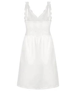 Slipdress Nora Lace - Weiß
