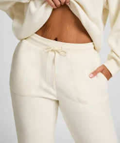 Sportlicher Jogger Fleece - Weiß