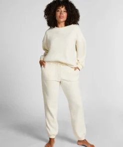 Sportlicher Jogger Fleece - Weiß