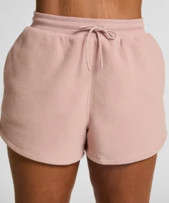 Sportliche Shorts Fleece - Rosa