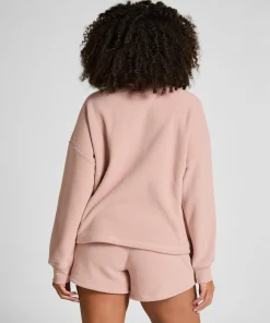Sportliche Shorts Fleece - Rosa