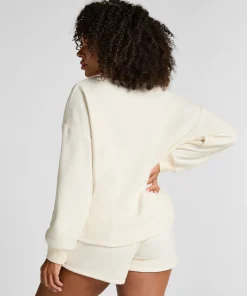 Sportliche Shorts Fleece - Weiß