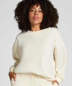 Sportliches Top Fleece - Weiß