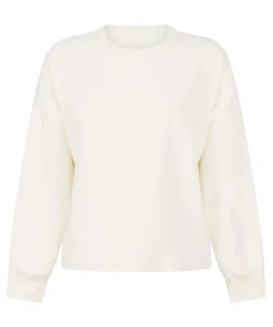 Sportliches Top Fleece - Weiß