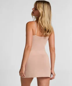 Straffendes Unterkleid - Beige