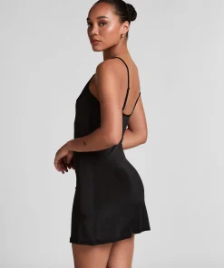 Straffendes Unterkleid - Schwarz
