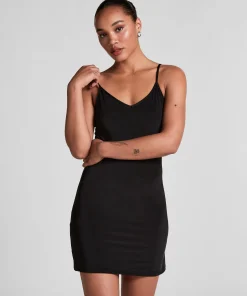 Straffendes Unterkleid - Schwarz