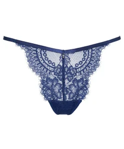 String mit hohem Beinausschnitt Mabel - Blau