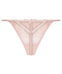 String mit hohem Beinausschnitt Hallie - Rosa