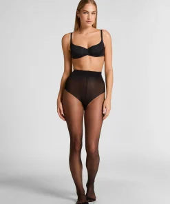 Strumpfhose 15 Denier Core Control - Schwarz