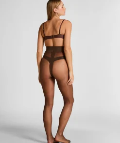 Strumpfhose 15 Denier Second Skin - Braun