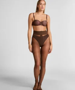 Strumpfhose 15 Denier Second Skin - Braun