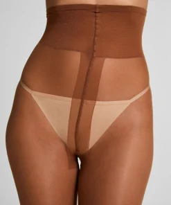 Strumpfhose 15 Denier Second Skin - Braun