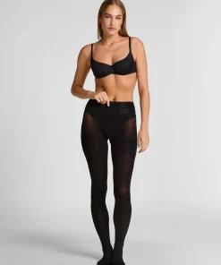 Strumpfhose 40 Denier Velvet Touch - Schwarz
