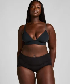 Superslip Maxi aus Spitze - Schwarz