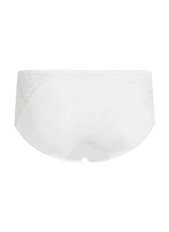 Superslip Midi aus Spitze - Weiß