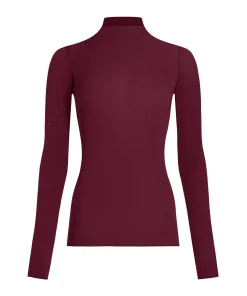 Super Soft Shirt aus Kaschmir-Mix mit Rollkragen - Lila