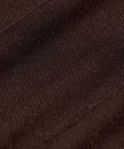 Super Soft Shirt aus Kaschmir-Mix mit U-Boot-Ausschnitt - Braun