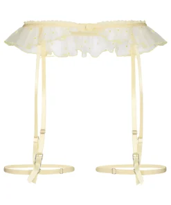 Suspenderbelt Flora - Gelb