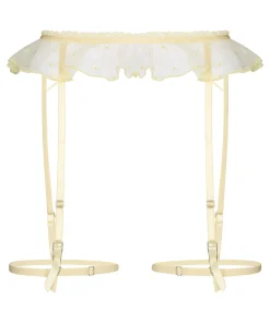 Suspenderbelt Flora - Gelb