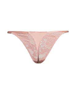 Tanga mit hohem Beinausschnitt Essie - Lila