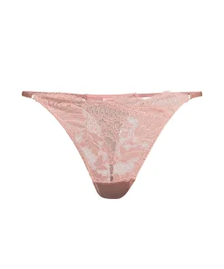 Tanga mit hohem Beinausschnitt Essie - Lila