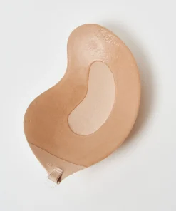 Tief ausgeschnittener Klebe-BH - Beige