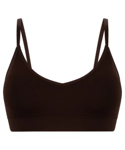 Triangel-Bralette Dide - Braun