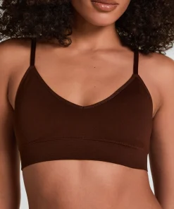 Triangel-Bralette Dide - Braun