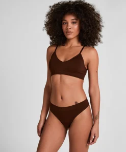 Triangel-Bralette Dide - Braun