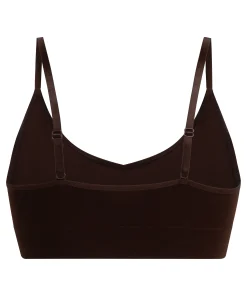 Triangel-Bralette Dide - Braun