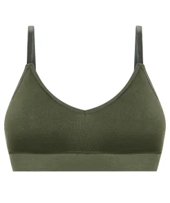 Triangel-Bralette Dide - Grün