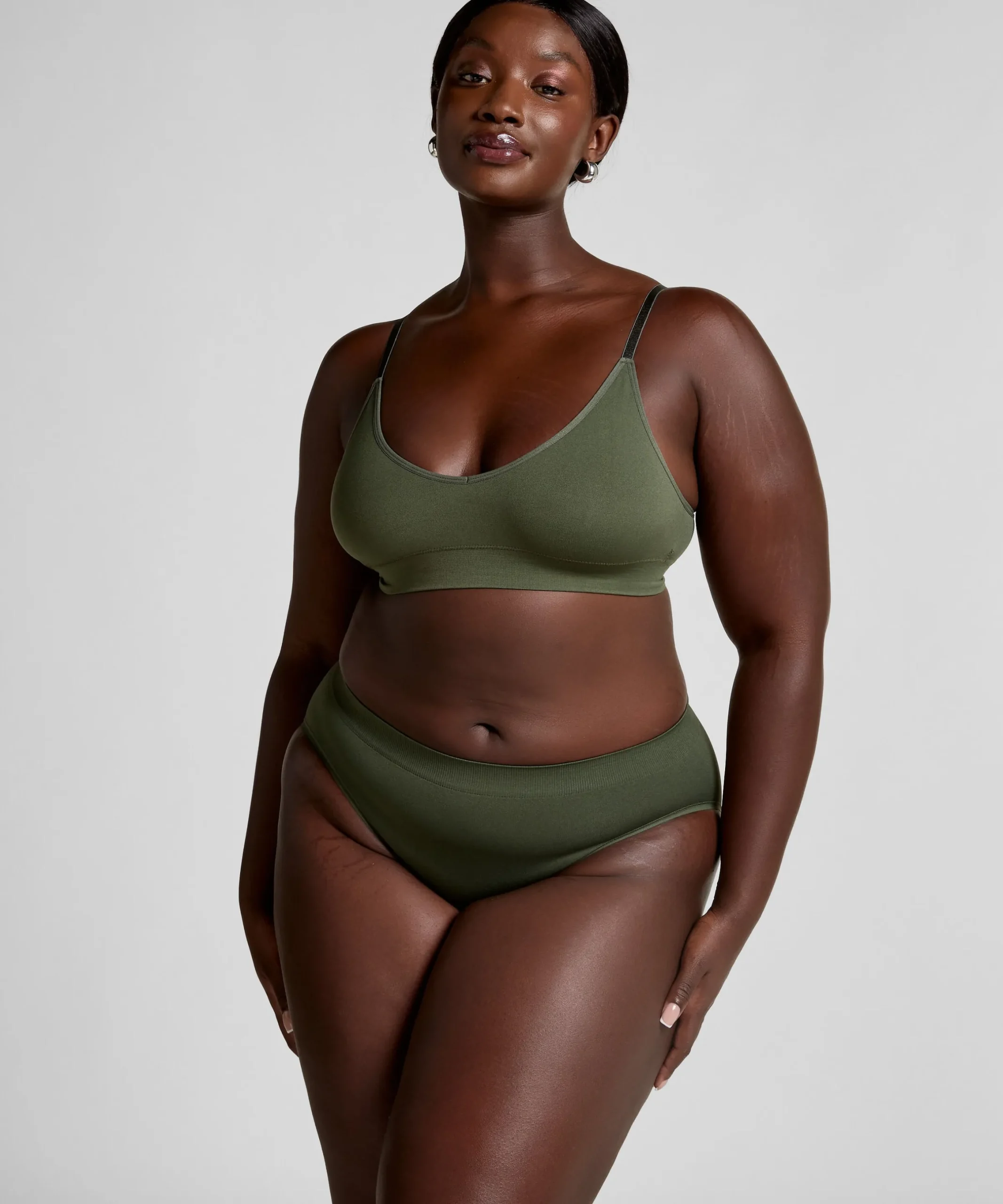 Triangel-Bralette Dide - Grün