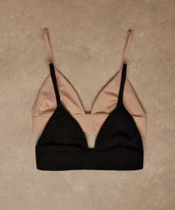Triangel Bralette Smooth - Beige