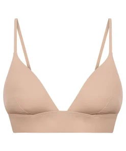 Triangel Bralette Smooth - Beige