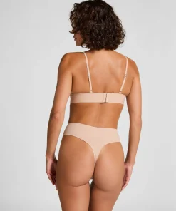 Triangel Bralette Smooth - Beige