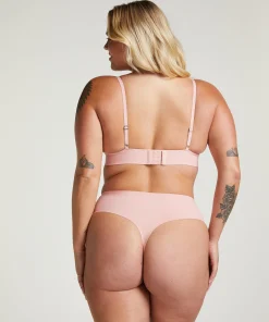 Triangel Bralette Smooth - Rosa